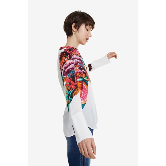 Desigual Phokara Button Down Blouse - Picture 2 of 16